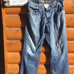 DUAL ⚠️ LISTING ❣️ Vintage LOOSE LOWRISE FADED Jeans ' Urban Up Distessed  34”